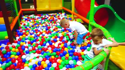 Best Indoor Playground for children - Compilation 10 min with Vlad and Nikita family