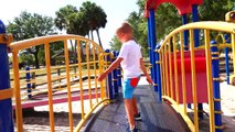 Fun Activities with Vlad and Nikita at Outdoor Playground for Kids