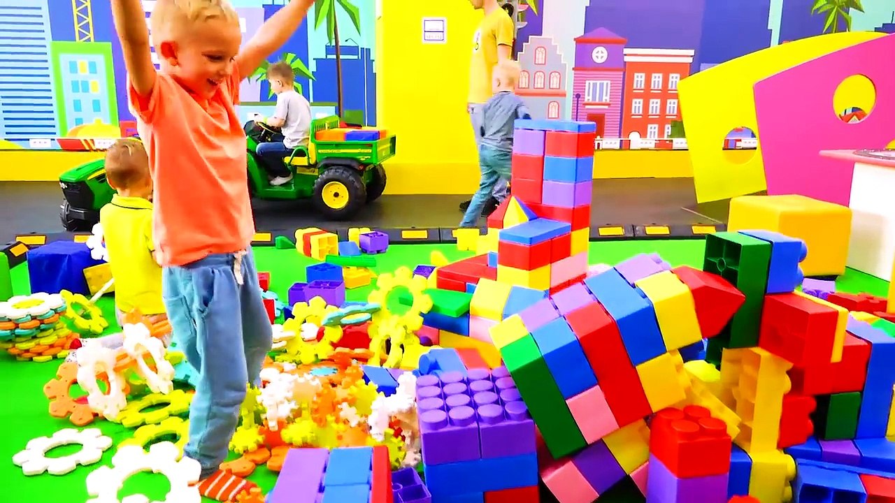 Fun Indoor Playground for Kids and Family with Vlad and Nikita