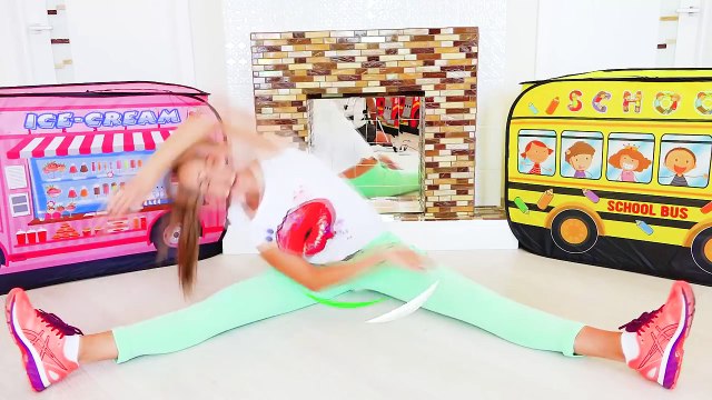 Head, Shoulders, Knees & Toes - Exercise Song for Children from Vlad and Nikita