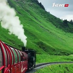 Швейцария  Железная дорога Маттерхорн-Готтард А какие незабываемые места посещали вы ?