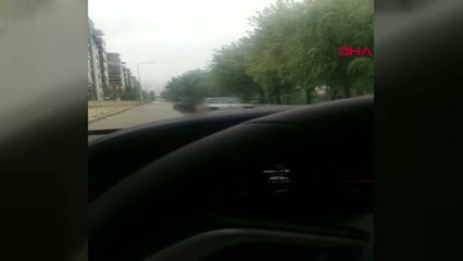 Yaktığı Kadını, Arabadan Böyle Attı... Dehşet Anları Kamerada