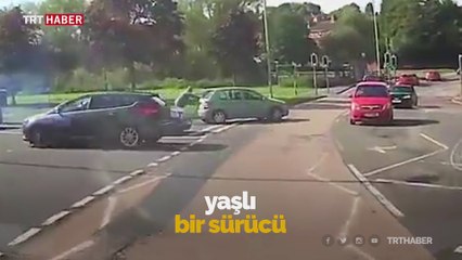 Yolda kalan arabasını fazla itince elinden kaçırdı