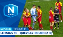 J9 : Le Mans FC - Quevilly Rouen Métropole (2-0), le résumé I National FFF 2018-2019