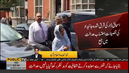 Download Video: Ishaq Dar property Details submitted in Accountability court