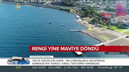 Rengi yine maviye döndü