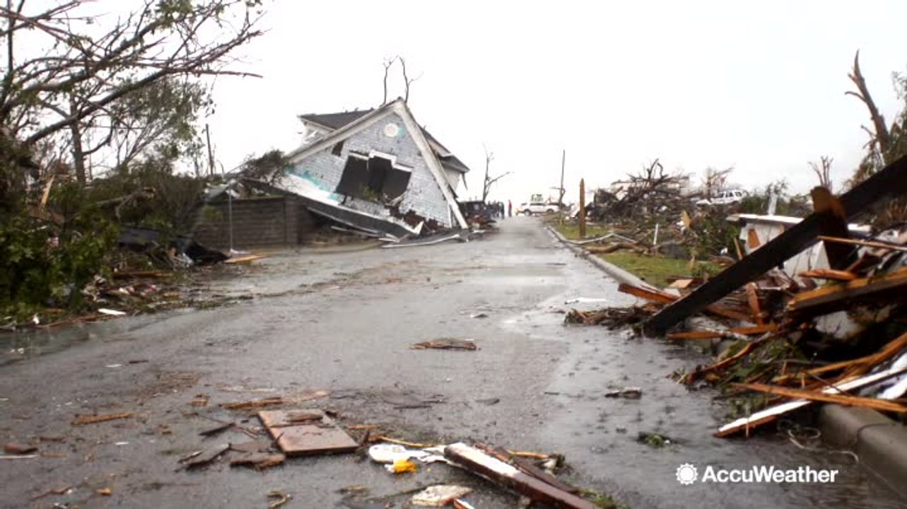 Why is there a secondary peak of severe weather in the fall?