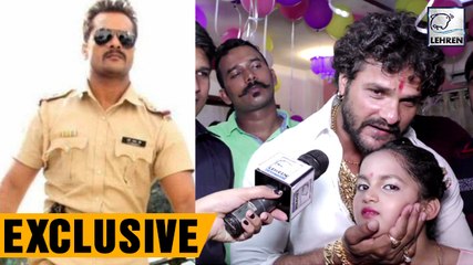 बेटी कृति को पसंद है पापा खेसारी लाल का दबंग लुक  | Dabang Sarkar