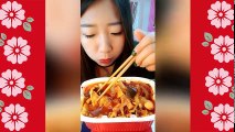 EATING SHOW COMPILATION-CHINESE FOOD-MUKBANG-challenge-Beauty eat strange food-asian food-NO.134