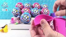 (Unboxing review)5 Surprise Live Capsule Unboxing Blind Bag Toy Review - PSToyReviews