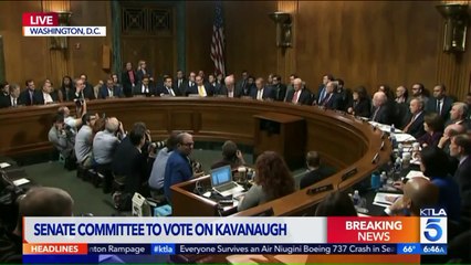 Senate Committee to Vote on Kavanaugh's Nomination to Supreme Court