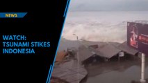 Watch: Video shows powerful tsunami hitting Palu city in Indonesia