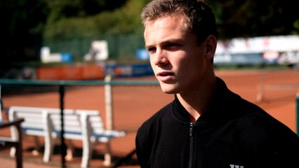 Arnaud Bovy avant les Jeux Olympiques de la Jeunesse