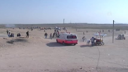 İsrail'in, Gazze Sınırında Düzenlenen "Büyük Dönüş Yürüyüşü" Gösterileri (1)