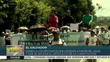 El Salvador: sigue la lucha  social por una Ley General de Agua