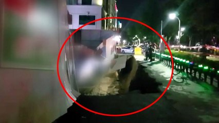 안산 오피스텔 신축공사장에서 4m 지반침하...인명피해 없어 / YTN