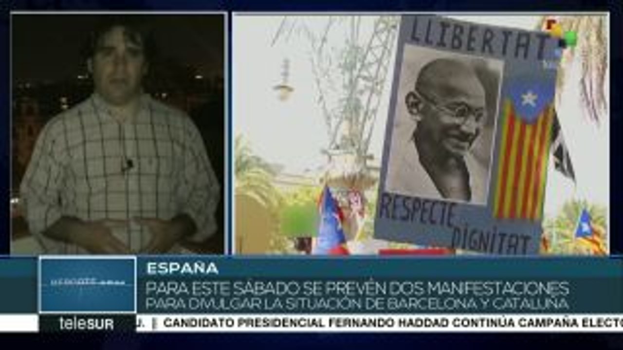 Crece tensión en Cataluña en vísperas del primer año del referendo