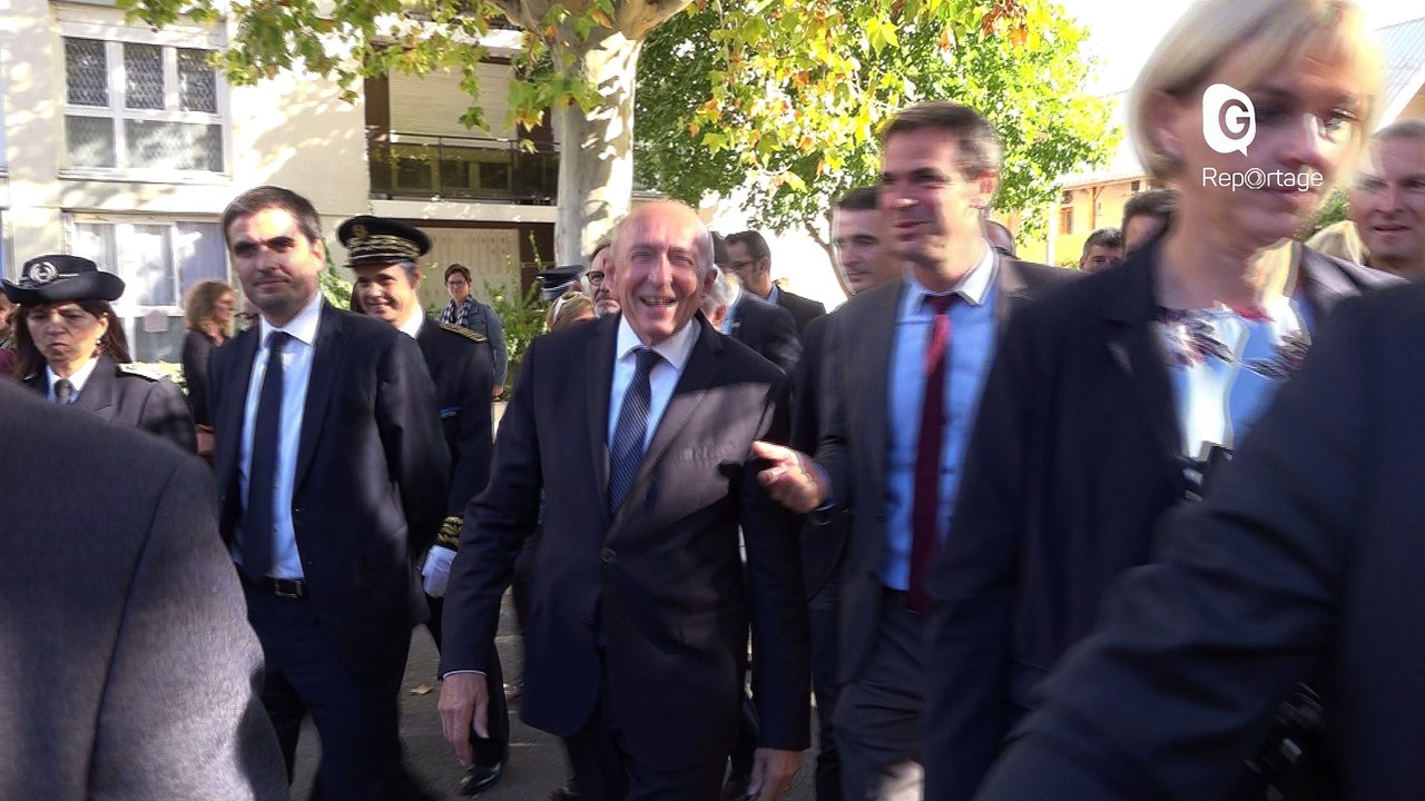 Reportage - Gérard Collomb en visite à Grenoble