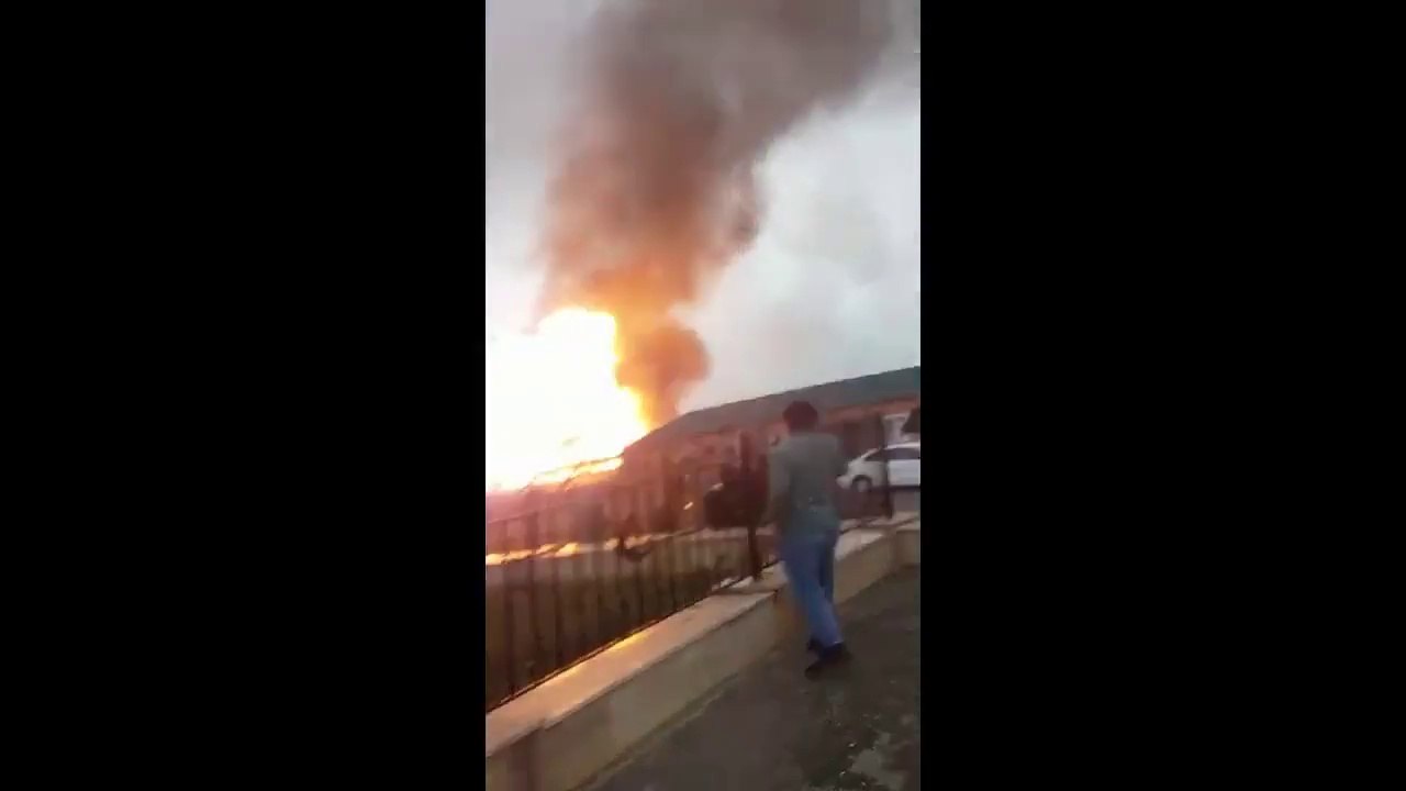 Une station essence explose à Chechnya - Russie
