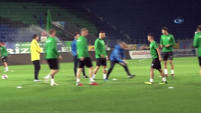 Çaykur Rizespor, Fenerbahçe maçının hazırlıklarını sürdürdü