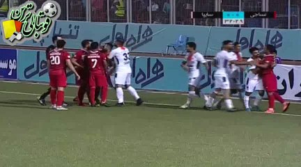 خلاصه بازی نساجی و سایپا