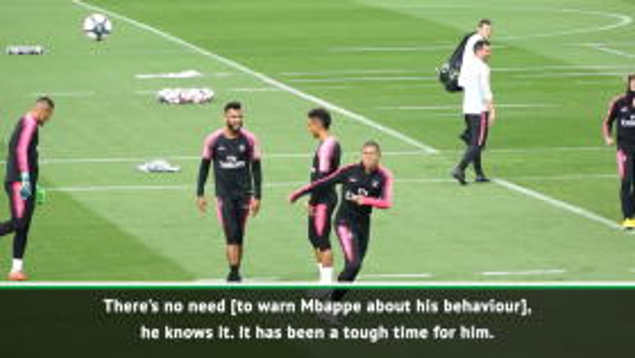 Mbappe doesn't need to be warned about behaviou...