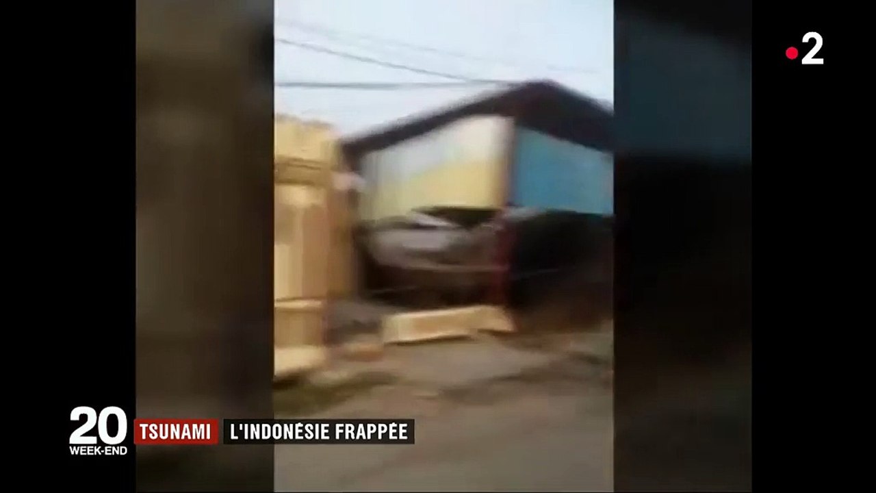 Indonésie : les images du tsunami qui a submergé l'île des Célèbes