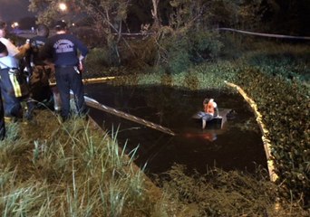First Responders Rescue Man From Submerged Vehicle off Tampa Interstate