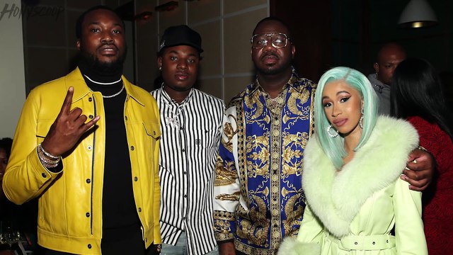 Cardi B Cozy’s Up With Nicki Minaj’s EX Meek Mill
