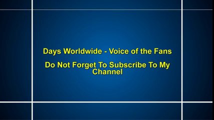 Days of Our Lives Spoilers: Monday, October 1, 2018. Special wedding