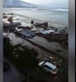 Tsunami hits Indonesia's Palu after strong earthquake