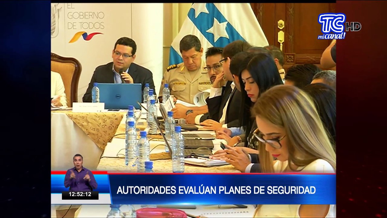 Autoridades evalúan planes de seguridad