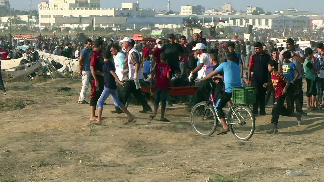 Dia sangrento em Gaza