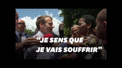 Emmanuel Macron interpellé dès son arrivée en Guadeloupe: "Je sens que je vais souffrir"