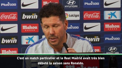 7e j. - Simeone : "Le Real Madrid avait très bien débuté sans Ronaldo"