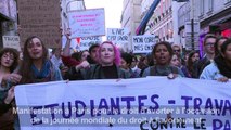 Manifestation à Paris pour le droit à l'avortement
