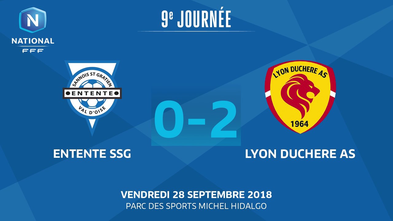 J9 : Entente SSG – Lyon Duchère AS (0-2), le résumé