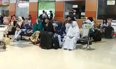 Ratusan Penumpang Tujuan Palu Tertahan di Bandara Hasanuddin