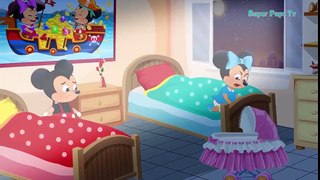 Mickey Mouse and Minnie Mouse Taking Care Of Alien Babies! Learn Colors For Kids