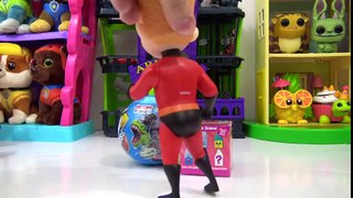 Incredibles 2 Boxing Jack-Jack & Racoon TOY Play Set + Mr  Incredible Elastigirl