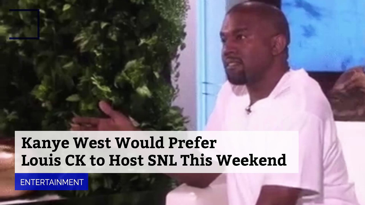 Kanye West Would Prefer Louis CK to Host SNL This Weekend