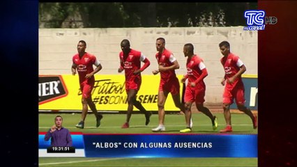 Los “Albos” estarán con algunas ausencias ante Barcelona SC