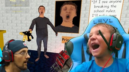 BALDI'S SCHOOL of BENDY & the INK MACHINELINGS! BACON Soup vs Infinity Gauntlet- (Insane FGTEEV Vid)