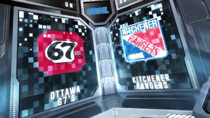 Ottawa 67&#039;s at Kitchener Rangers