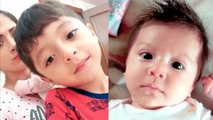 Kimberly Flores comparte tiernos vídeos con sus hijos Gianna y Damián