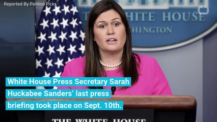 Where's Sarah? Amid Kavanaugh Hearings, WH Press Briefings Slink Into Shadows