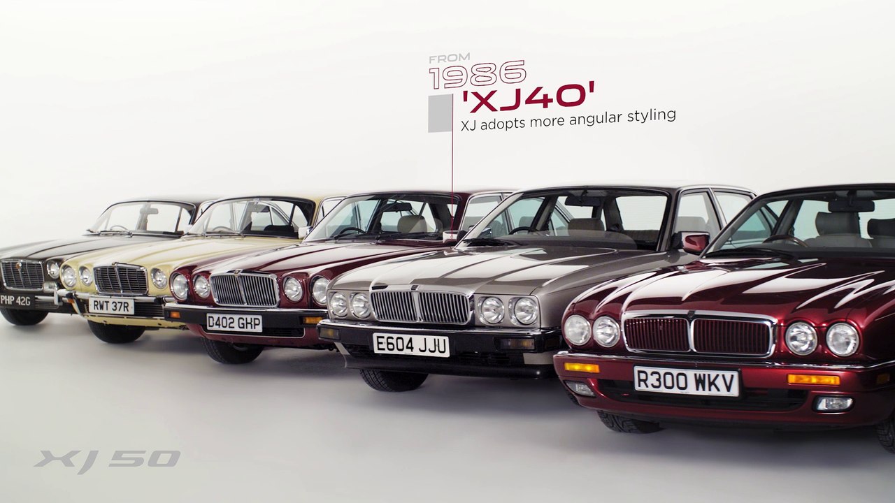 Jaguar XJ : 50 ans d'évolution