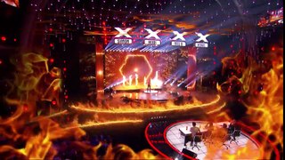 Duo Transcend- Couple Performs Dangerous Trapeze And Roller Skate Act - America's Got Talent 2018