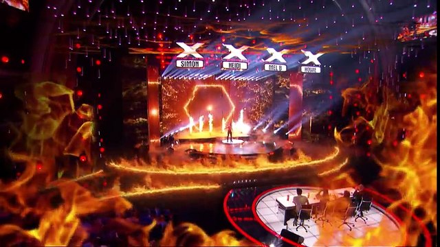 Duo Transcend- Couple Performs Dangerous Trapeze And Roller Skate Act - America's Got Talent 2018