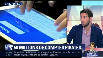 Facebook: 50 millions de comptes piratés